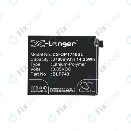 OnePlus 7T - Baterie BLP743 3700mAh HQ