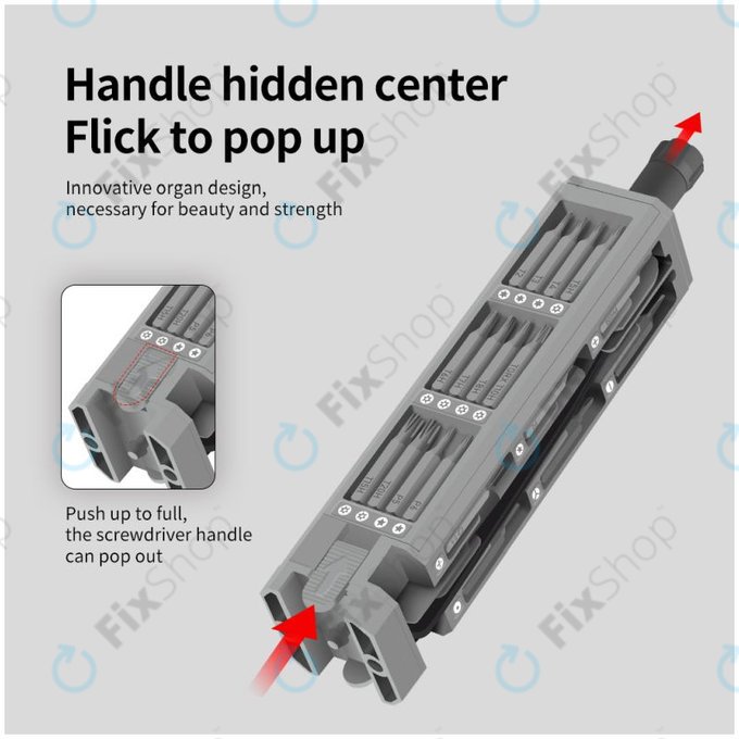 Kingsdun - Precission Screwdriver Set for Phone & PC Repair 44în1