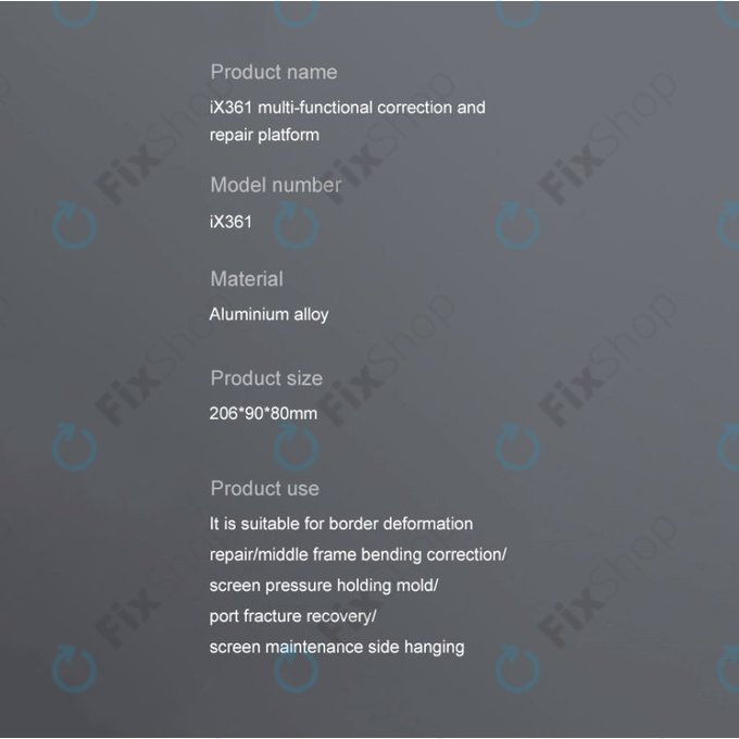 iFixes iX361 - platformă multifuncțională pentru îndreptarea ramelor