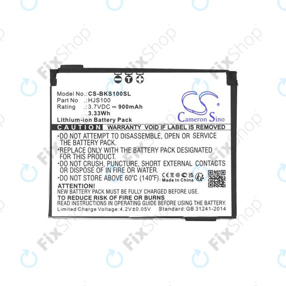 Baterie pentru Becker HJS 100, HJS100, Li-Ion, 3.7V, 900mAh, HQ