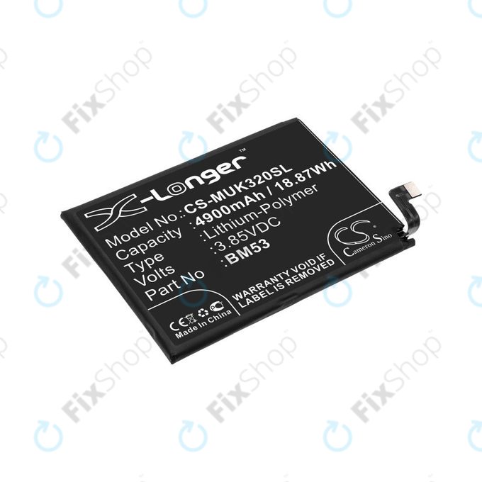 Xiaomi Mi 10T 5G, Mi 10T Pro 5G - Baterie BM53 4900mAh HQ