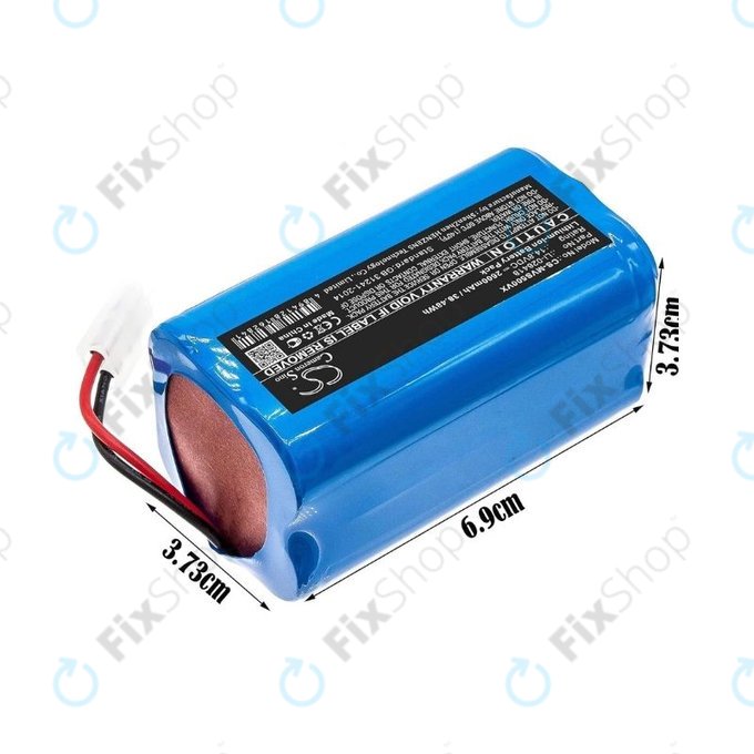 Xiaomi Essential (Mijia G1), Flyco FC-series, myVacBot SN500, Panasonic MC-series, Phicomm X3, Puppy R-series - Baterie Li-026418 Li-Ion 14.8V 2600mAh HQ