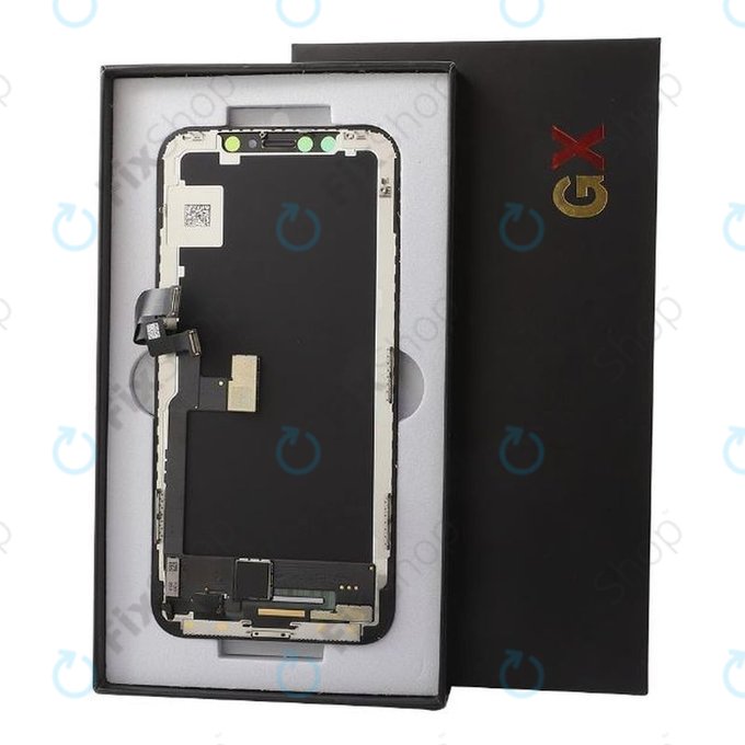Ecran Hard OLED pentru iPhone 11 Pro Max, Sticlă tactilă cu ramă, FixPremium