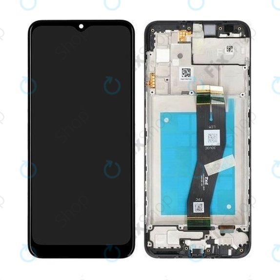 Samsung Galaxy A02s A026F - Ecran LCD + Sticlă Tactilă + Ramă (Black) - GH81-20181A Genuine Service Pack