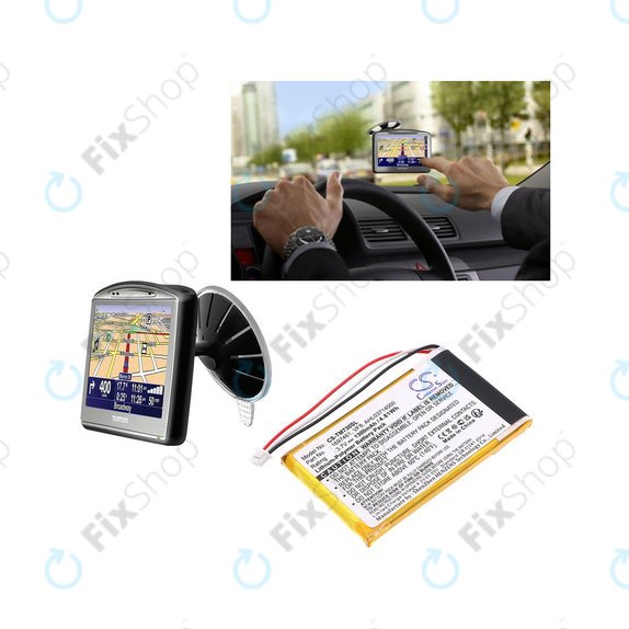 Baterie pentru TomTom Go 530 Live, 630T, 720, 730T, 930T, 1697461, Li-Polymer, 3.7V, 1300mAh, HQ