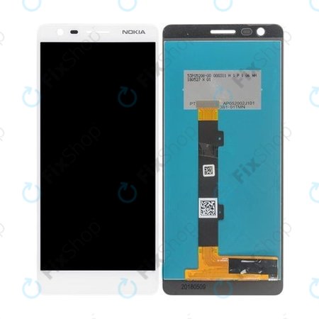 Nokia 3.1 - Ecran LCD + Sticlă Tactilă (White) TFT