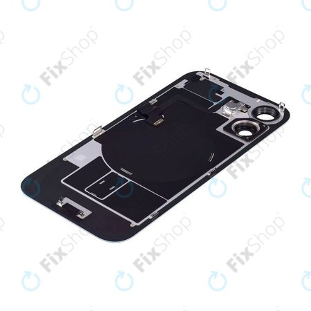 Apple iPhone 16 - Sticlă pentru carcasa din spate + Sticlă cameră + Placă metalică + Magneți MagSafe (Teal)