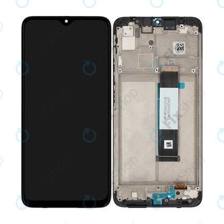 Xiaomi Redmi 9T - Ecran LCD + Sticlă Tactilă + Ramă (Carbon Gray) - 560001J19S00 Genuine Service Pack