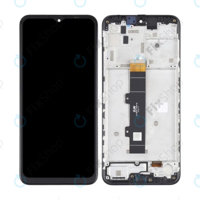 Motorola Moto G30 XT2129 - Ecran LCD + Sticlă Tactilă + Ramă (Phantom Black) TFT