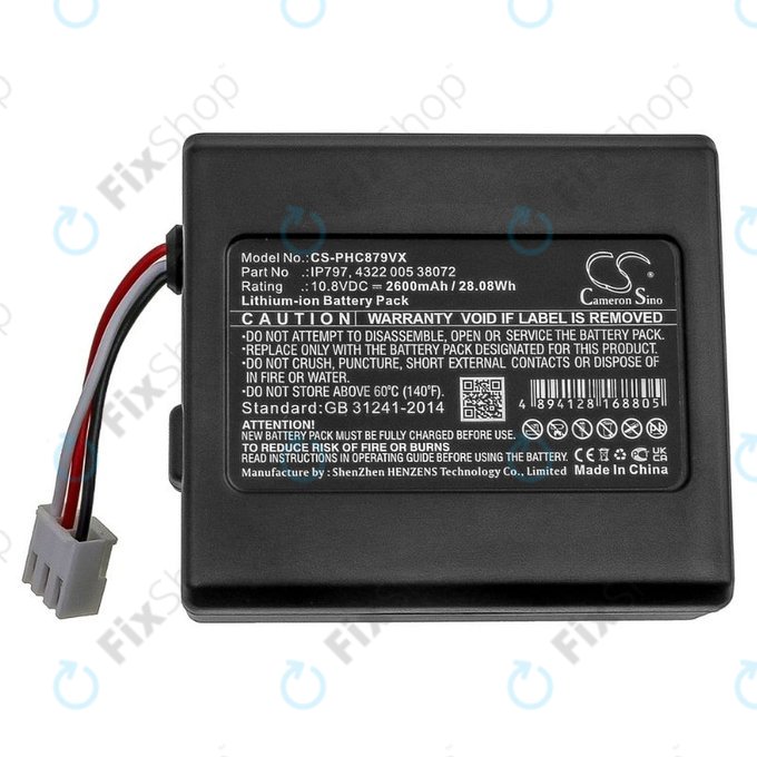 Philips SmartPro Easy - Baterie IP797, 4322 005 38072 Li-Ion 10.8V 2600mAh HQ