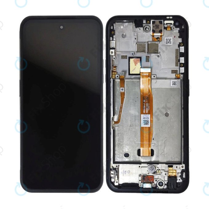 Nokia XR20 TA-1368 TA-1362 - Ecran LCD + Sticlă Tactilă + Ramă (Granite Gray) TFT