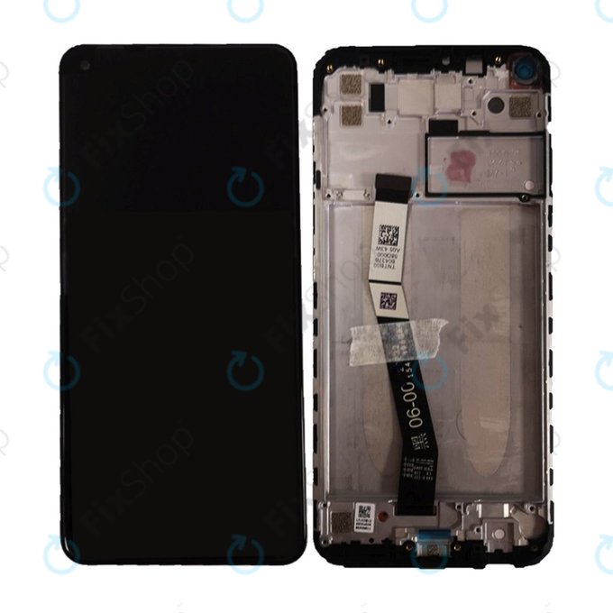 Xiaomi Redmi Note 9 - Ecran LCD + Sticlă Tactilă + Ramă (Midnight Grey) - 560003J15S00, 560009J15S00 Genuine Service Pack