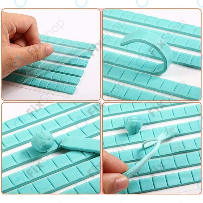 Compus din plastic pentru curățarea telefoanelor și căștilor (6 benzi)