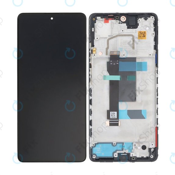 Xiaomi Poco X5 Pro - Ecran LCD + Sticlă Tactilă + Ramă (Astral Black) TFT