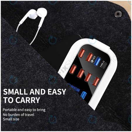 Asometech Model E - Statie de incarcare USB (USB 3.0, USB-C)