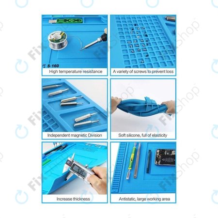 Tampon din silicon antistatic rezistent la căldură ESD - 45 x 30cm