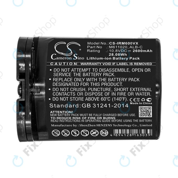 iRobot Braava jet m6 - Baterie ALB-C, M611020 Li-Ion 10.8V 2600mAh HQ