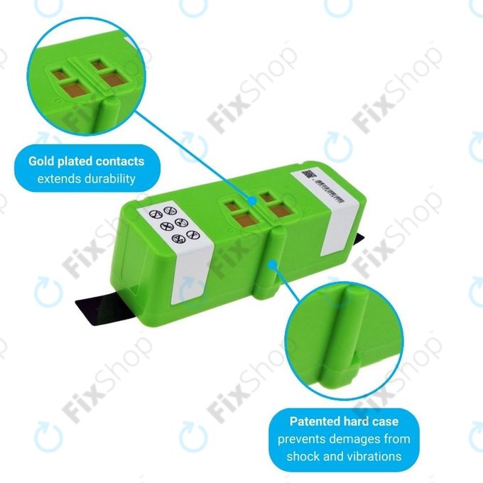 iRobot Roomba 600, 800, 900-series - Baterie 4502233, 4374392, 2130LI Li-Ion 14.4V 5200mAh HQ