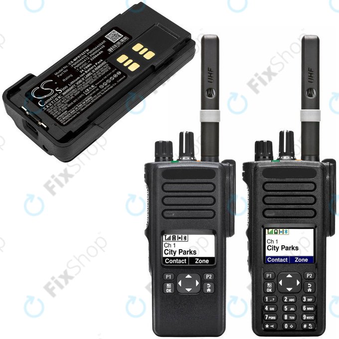 Baterie pentru Motorola DP2600, 4000, 4600, 4800, XPR3000, XPR3300, 3350mAh, Li-Ion, 7.4V, PMNN4409, HQ