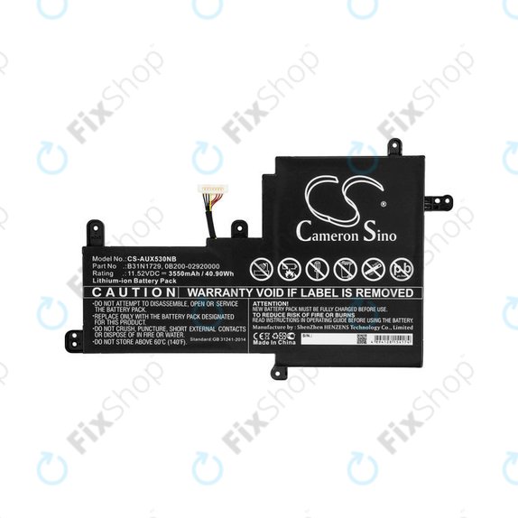 Baterie pentru Asus VivoBook S15, X530, 3550mAh, Li-Ion, 11.52V, B31N1729, HQ