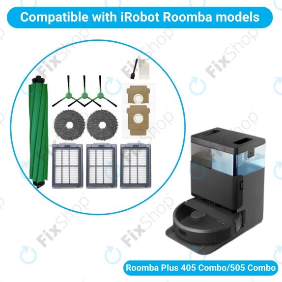 iRobot Roomba Plus 405 Combo, 505 Combo - Set complet