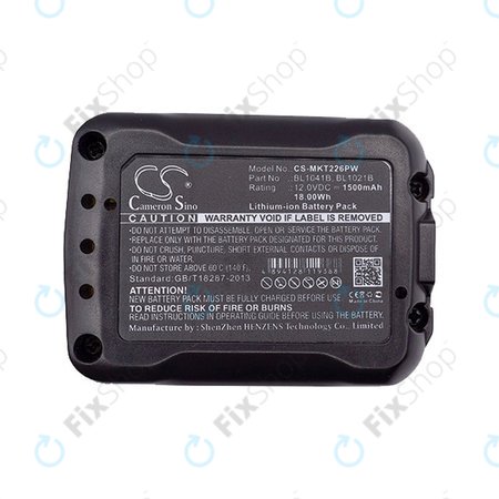 Makita CXT, C, D, F, H, J, P, R, S, T-series - Baterie BL10xx Li-Ion 1500mAh HQ