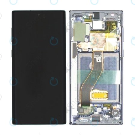 Samsung Galaxy Note 10 - Ecran LCD + Sticlă Tactilă + Ramă (Aura Glow) - GH82-20817C, GH82-20818C Genuine Service Pack