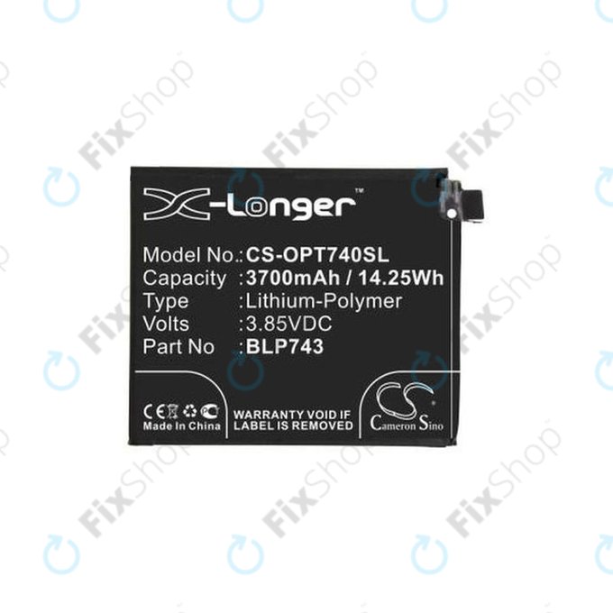 OnePlus 7T - Baterie BLP743 3700mAh HQ