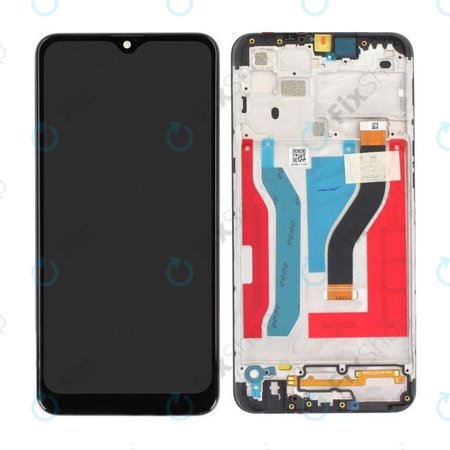 Samsung Galaxy A10s A107F - Ecran LCD + Sticlă Tactilă + Ramă (Black) - GH81-17482A, GH81-20306A Genuine Service Pack