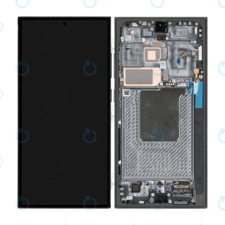 Samsung Galaxy S24 Ultra S928B - Ecran LCD + Sticlă Tactilă + Ramă (Titanium Black) - GH82-33396B Genuine Service Pack