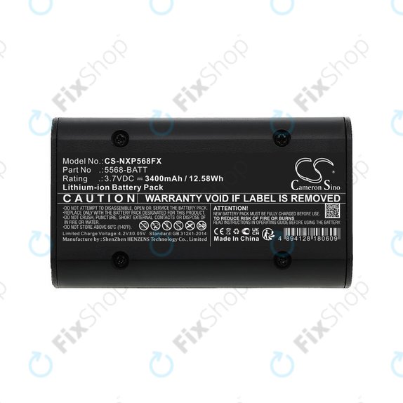 Baterie pentru Nightstick 5566, 5568, 3400mAh, Li-Ion, 3.7V, 5568-BATT, HQ