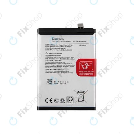 OnePlus Nord N100 BE2013 BE2015 - Baterie BLP813 5000mAh - 1031100034 Genuine Service Pack