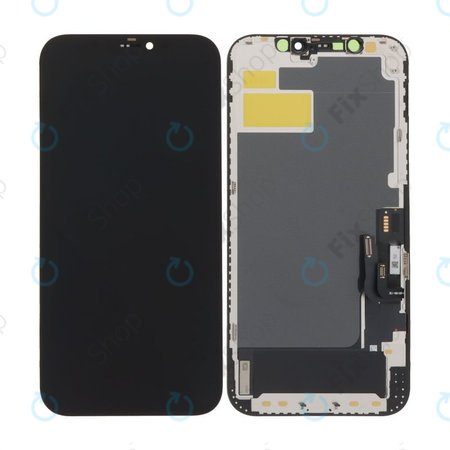 Ecran Soft OLED pentru iPhone 12, 12 Pro - Sticlă Tactilă + Ramă, DIAGNOSTIC