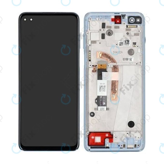 Motorola Moto G100 XT2125 - Ecran LCD + Sticlă Tactilă + Ramă (Iridescent Sky) - 5D68C18073, 5D68C18071 Genuine Service Pack