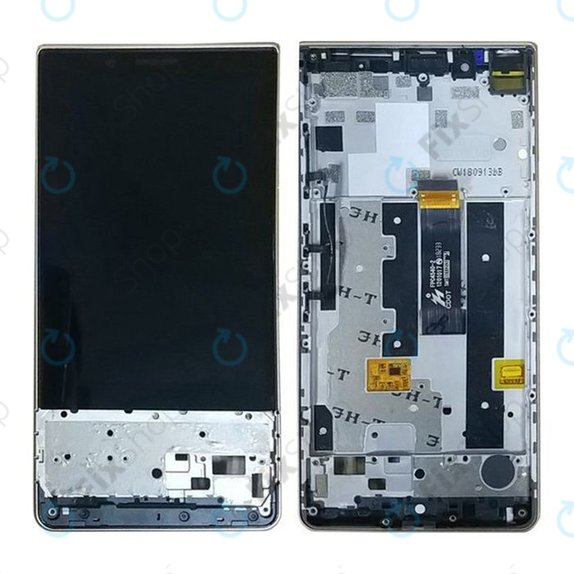 Blackberry Key2 LE - Ecran LCD + Sticlă Tactilă + Ramă (Black) TFT