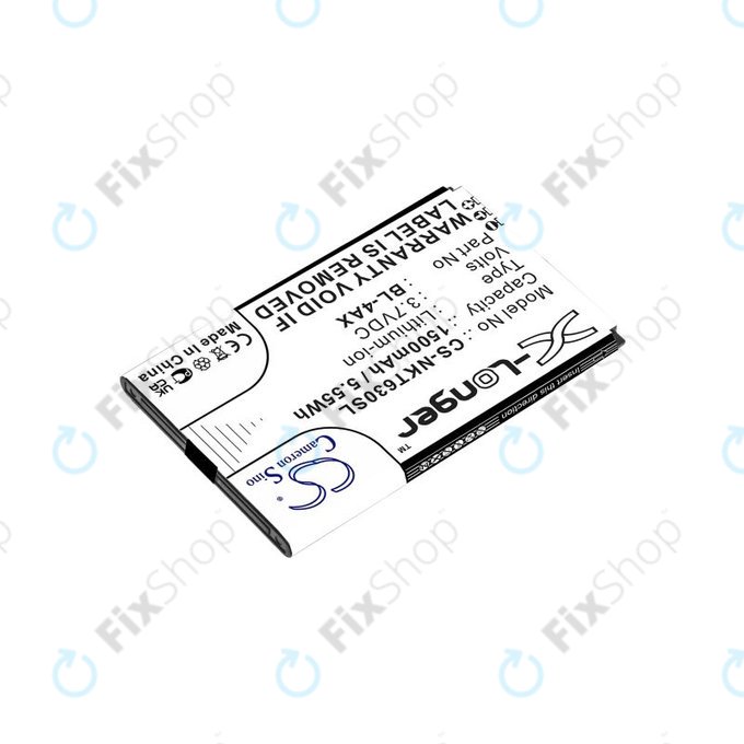 Baterie pentru Nokia 6300 4G, Nokia 8000 4G, 1500mAh, Li-Ion, 3.7V, BL-4AX, HQ