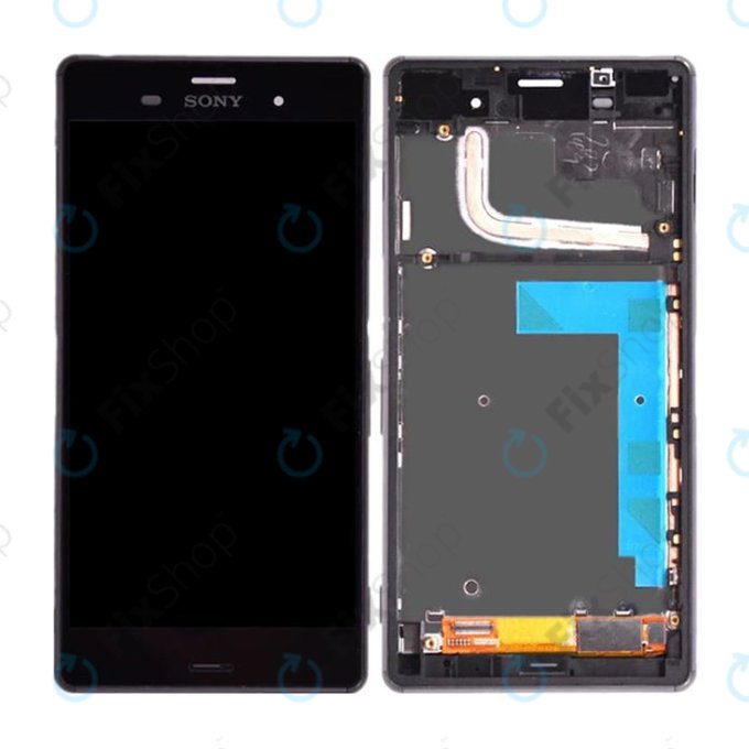 Sony Xperia Z5 E6653 - Ecran LCD + Sticlă Tactilă + Ramă (Black) TFT