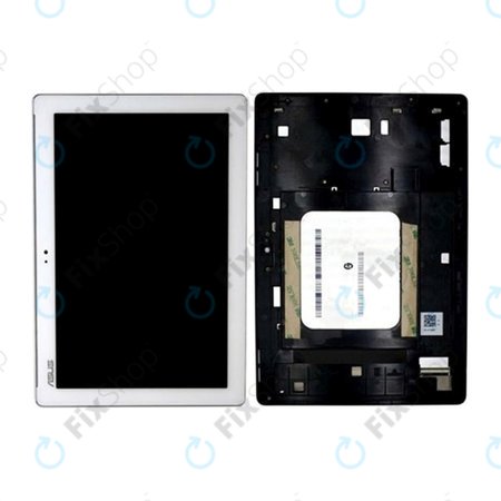 Asus ZenPad 10 Z300C, Z300CT, Z300CX, ZD300C - Ecran LCD + Sticlă Tactilă + Ramă (White)