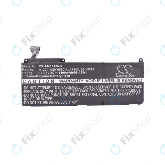 Apple MacBook 13" A1342 (Late 2009 - Mid 2010) - Baterie A1331 5400mAh HQ