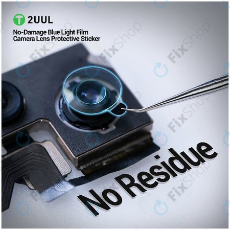 Stickere protecție lentilă cameră cu filtru lumină albastră, 2UUL DA33, 500 buc/pachet