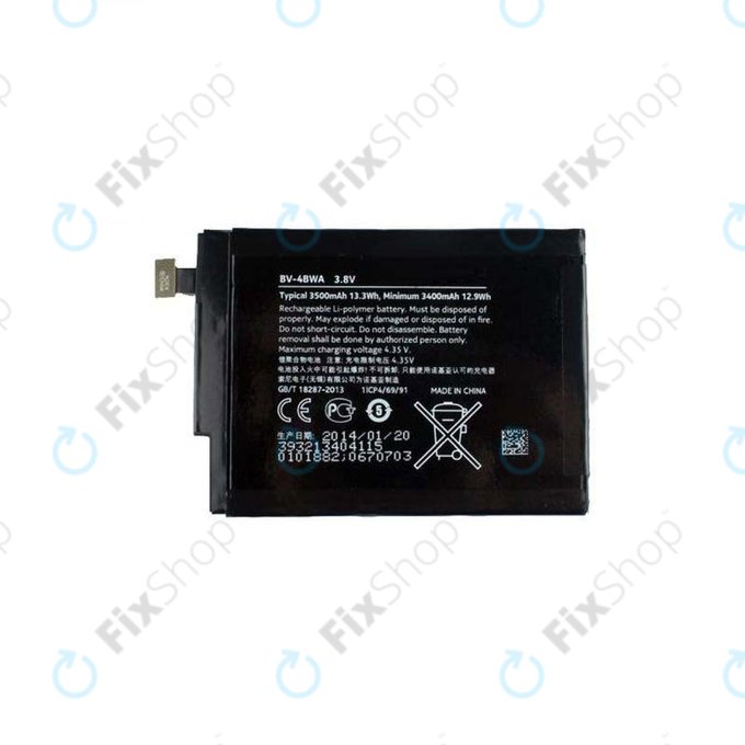 Nokia Lumia 1320 - Baterie BV-4BWA 3500mAh