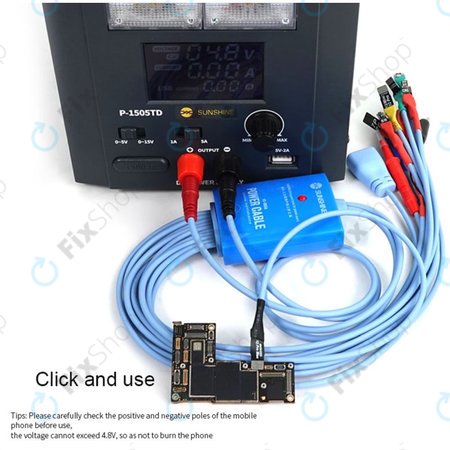 SunShine SS-905A - Set cablurile de alimentare (iPhone 5S - 12 Pro Max, Samsung)