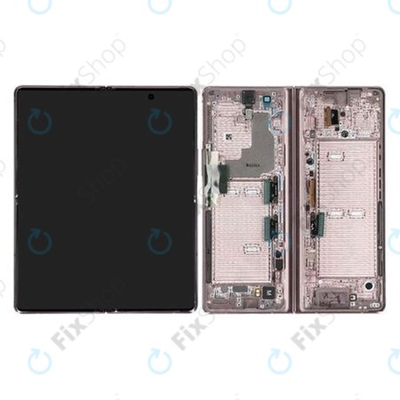 Samsung Galaxy Z Fold 2 F916B - Ecran LCD + Sticlă Tactilă + Ramă (Mystic Brown) - GH82-23968B Genuine Service Pack