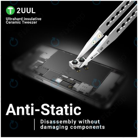 Pensetă de precizie, izolată ceramic, 2UUL TW31