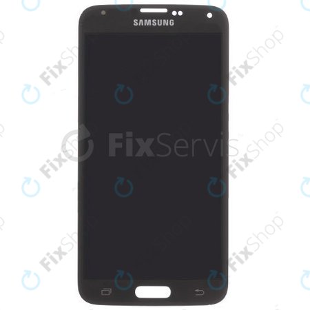 Samsung Galaxy S5 Mini G800F - Ecran LCD + Sticlă Tactilă (Charcoal Black) - GH97-16147A Genuine Service Pack