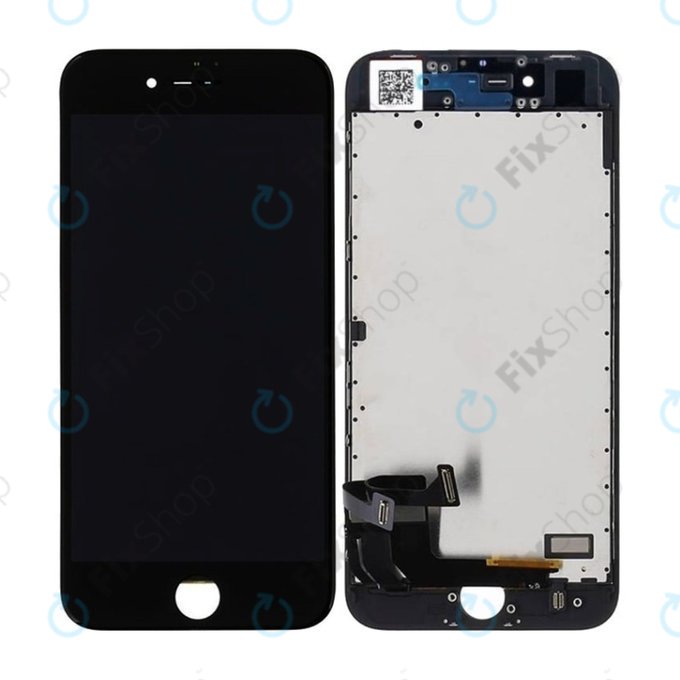 Apple iPhone 8, SE (2020), SE (2022) - Ecran LCD + Sticlă Tactilă + Ramă (Black) In-Cell FixPremium