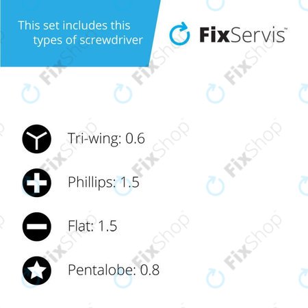 FixPremium - Set complet de Unelte pentru montarea telefoanelor mobile 11în1
