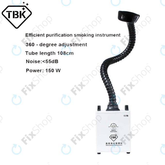 TBK Smoking Apparatus Laser Smoker - Extractor de fum în timpul lipirii