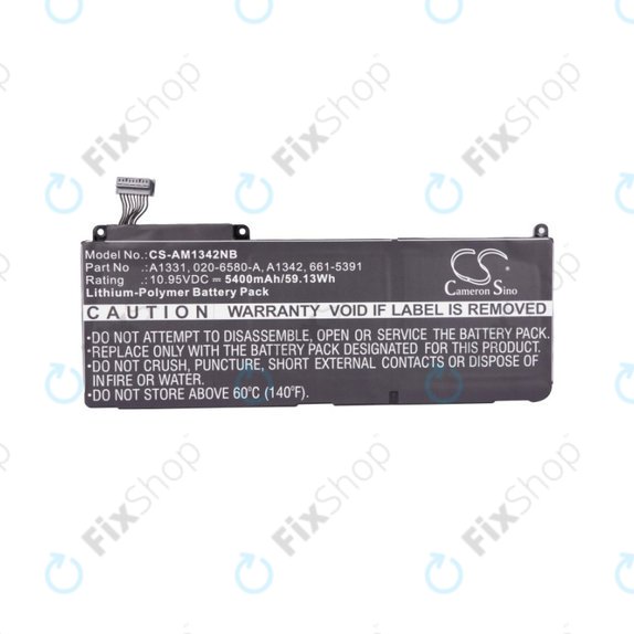Apple MacBook 13" A1342 (Late 2009 - Mid 2010) - Baterie A1331 5400mAh HQ