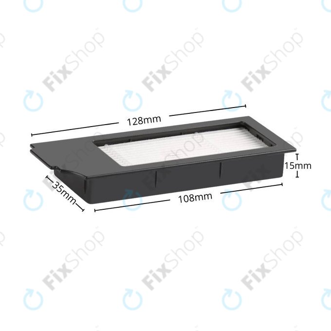 Filtru de praf, 2 buc. pentru Ecovacs Deebot X1-series, T10-series